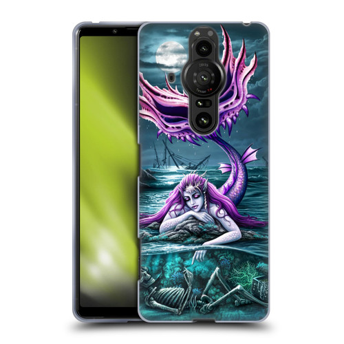 Sarah Richter Gothic Mermaid With Skeleton Pirate Soft Gel Case for Sony Xperia Pro-I