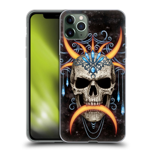 Sarah Richter Skulls Jewelry And Crown Universe Soft Gel Case for Apple iPhone 11 Pro Max