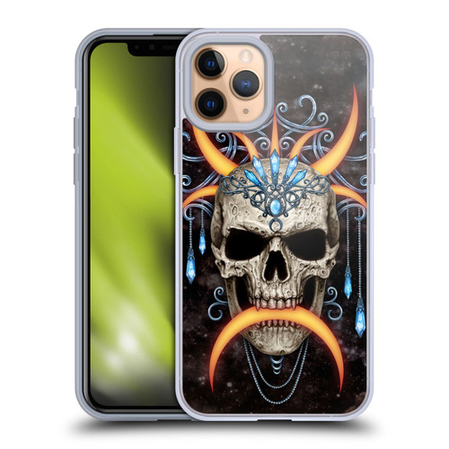 Sarah Richter Skulls Jewelry And Crown Universe Soft Gel Case for Apple iPhone 11 Pro