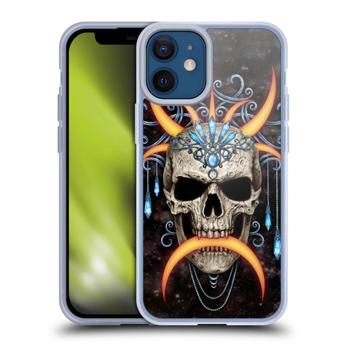 Sarah Richter Skulls Jewelry And Crown Universe Soft Gel Case for Apple iPhone 12 Mini