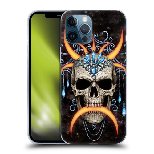 Sarah Richter Skulls Jewelry And Crown Universe Soft Gel Case for Apple iPhone 12 Pro Max