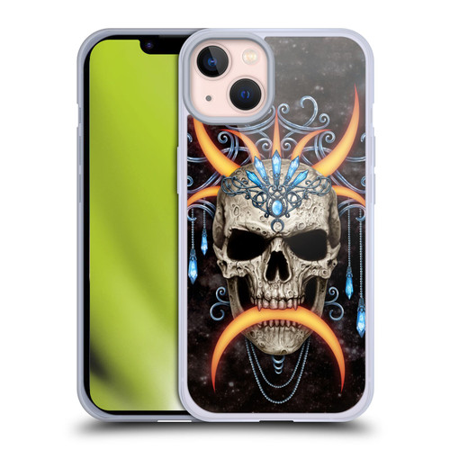 Sarah Richter Skulls Jewelry And Crown Universe Soft Gel Case for Apple iPhone 13