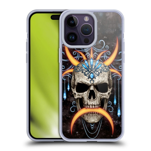 Sarah Richter Skulls Jewelry And Crown Universe Soft Gel Case for Apple iPhone 14 Pro Max
