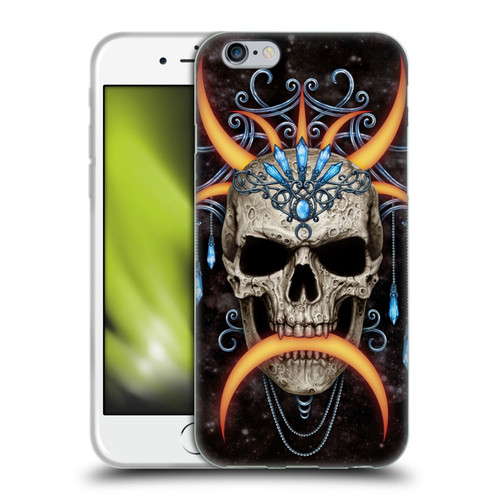 Sarah Richter Skulls Jewelry And Crown Universe Soft Gel Case for Apple iPhone 6 / iPhone 6s
