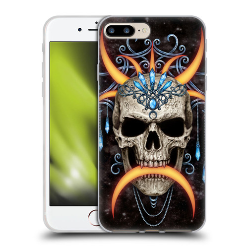 Sarah Richter Skulls Jewelry And Crown Universe Soft Gel Case for Apple iPhone 7 Plus / iPhone 8 Plus
