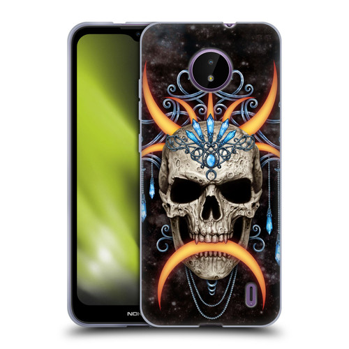 Sarah Richter Skulls Jewelry And Crown Universe Soft Gel Case for Nokia C10 / C20