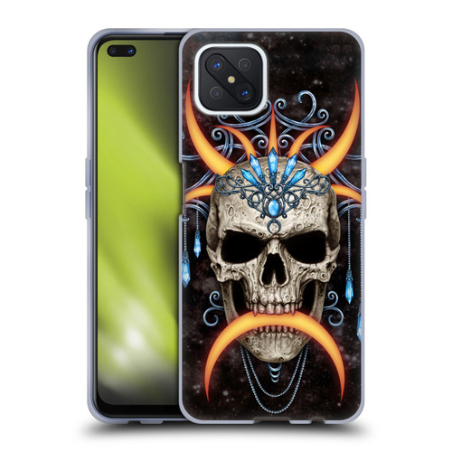 Sarah Richter Skulls Jewelry And Crown Universe Soft Gel Case for OPPO Reno4 Z 5G
