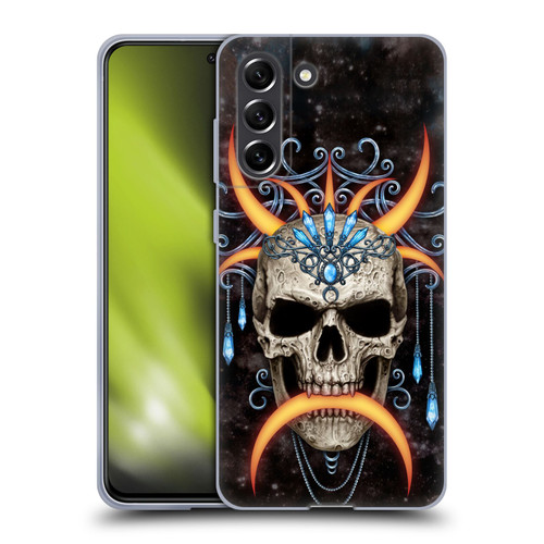 Sarah Richter Skulls Jewelry And Crown Universe Soft Gel Case for Samsung Galaxy S21 FE 5G