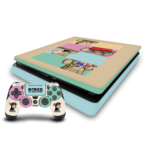 Bored of Directors Art Group Vinyl Sticker Skin Decal Cover for Sony PS4 Slim Console & Controller