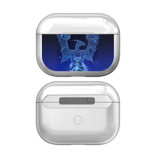 Ed Beard Jr Dragons Winter Spirit Clear Hard Crystal Cover Case for Apple AirPods Pro Charging Case