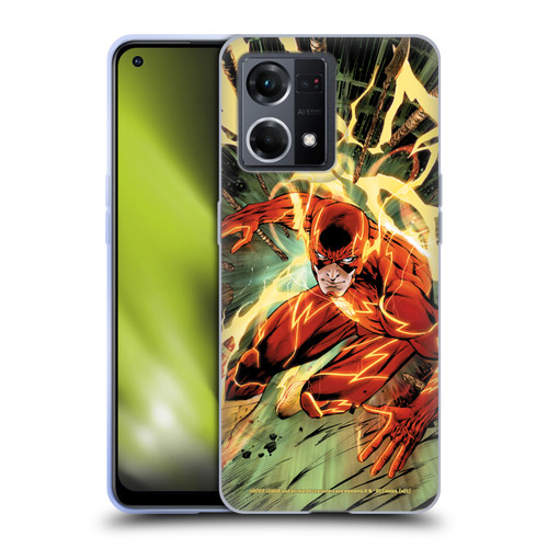 Justice League DC Comics The Flash Comic Book Cover New 52 #9 Soft Gel Case for OPPO Reno8 4G