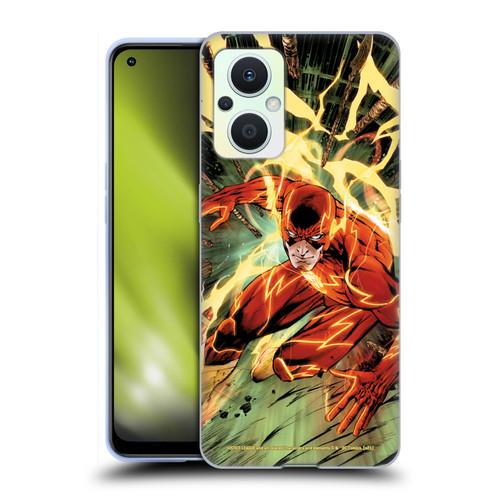 Justice League DC Comics The Flash Comic Book Cover New 52 #9 Soft Gel Case for OPPO Reno8 Lite