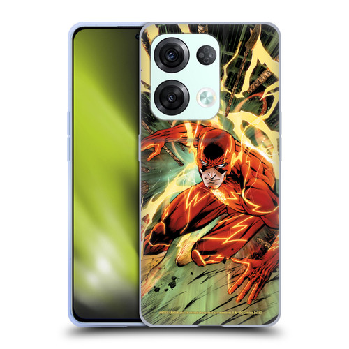 Justice League DC Comics The Flash Comic Book Cover New 52 #9 Soft Gel Case for OPPO Reno8 Pro