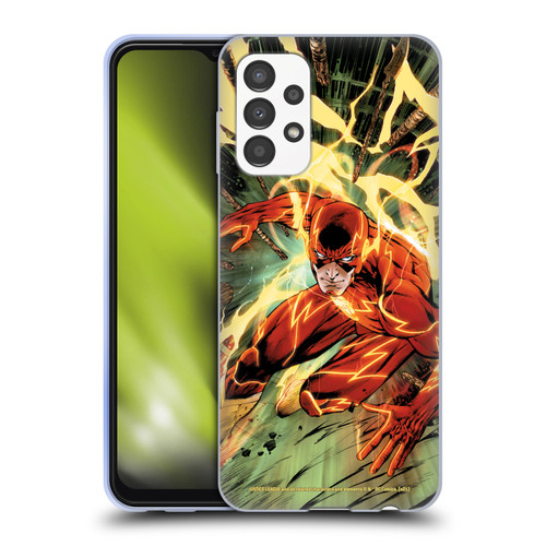 Justice League DC Comics The Flash Comic Book Cover New 52 #9 Soft Gel Case for Samsung Galaxy A13 (2022)