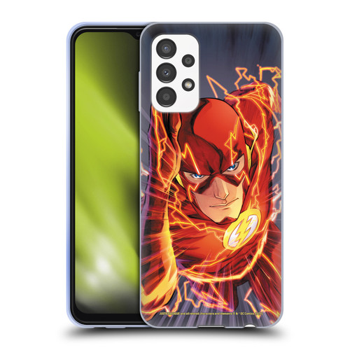 Justice League DC Comics The Flash Comic Book Cover Vol 1 Move Forward Soft Gel Case for Samsung Galaxy A13 (2022)