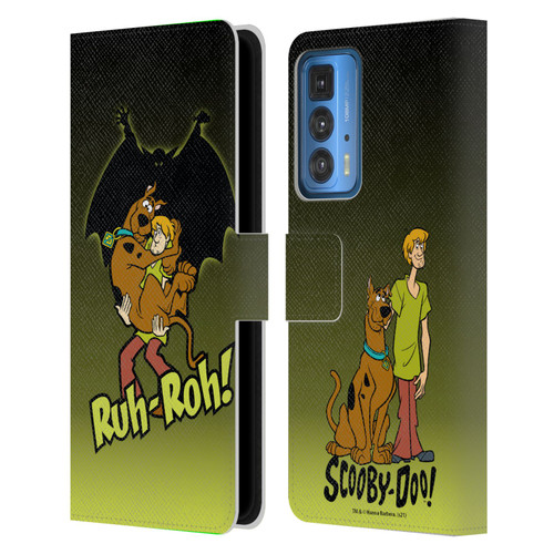 Scooby-Doo Mystery Inc. Ruh-Roh Leather Book Wallet Case Cover For Motorola Edge (2022)