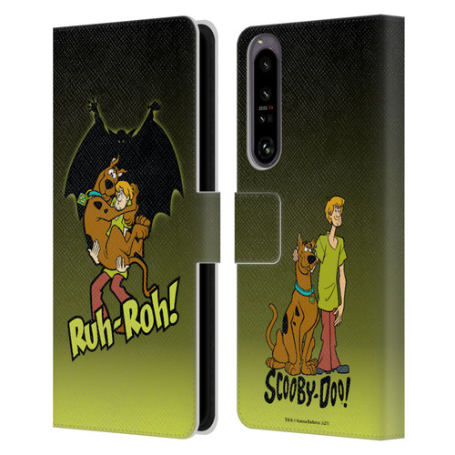 Scooby-Doo Mystery Inc. Ruh-Roh Leather Book Wallet Case Cover For Sony Xperia 1 IV