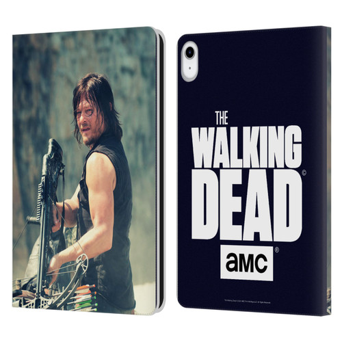 AMC The Walking Dead Daryl Dixon Archer Leather Book Wallet Case Cover For Apple iPad 10.9 (2022)