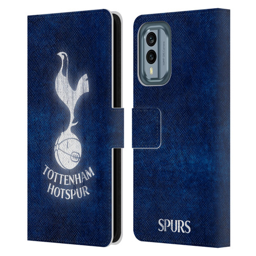 Tottenham Hotspur F.C. Badge Distressed Leather Book Wallet Case Cover For Nokia X30