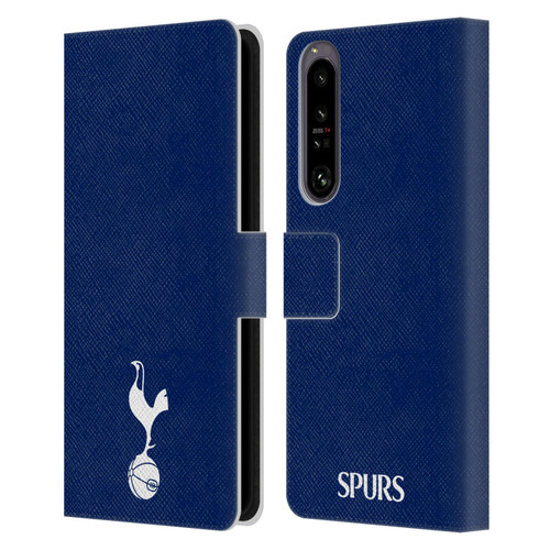 Tottenham Hotspur F.C. Badge Small Cockerel Leather Book Wallet Case Cover For Sony Xperia 1 IV