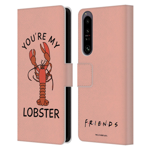Friends TV Show Iconic Lobster Leather Book Wallet Case Cover For Sony Xperia 1 IV