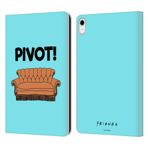 Friends TV Show Quotes Pivot Leather Book Wallet Case Cover For Apple iPad 10.9 (2022)