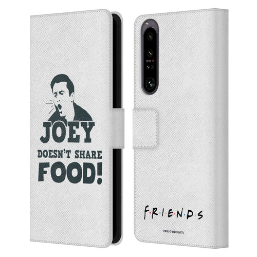 Friends TV Show Quotes Joey Food Leather Book Wallet Case Cover For Sony Xperia 1 IV