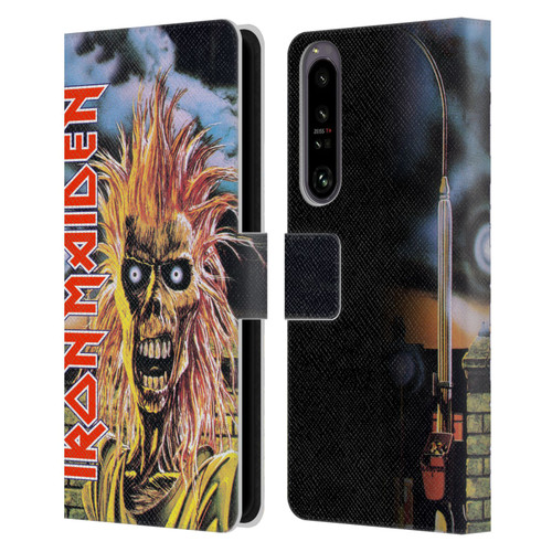 Iron Maiden Art First Leather Book Wallet Case Cover For Sony Xperia 1 IV