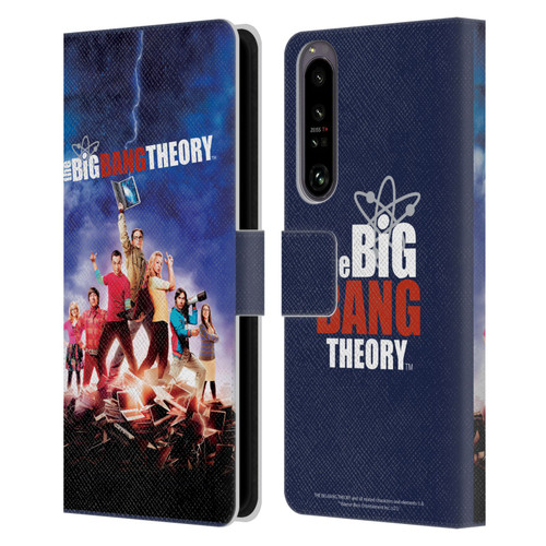 The Big Bang Theory Key Art Season 5 Leather Book Wallet Case Cover For Sony Xperia 1 IV