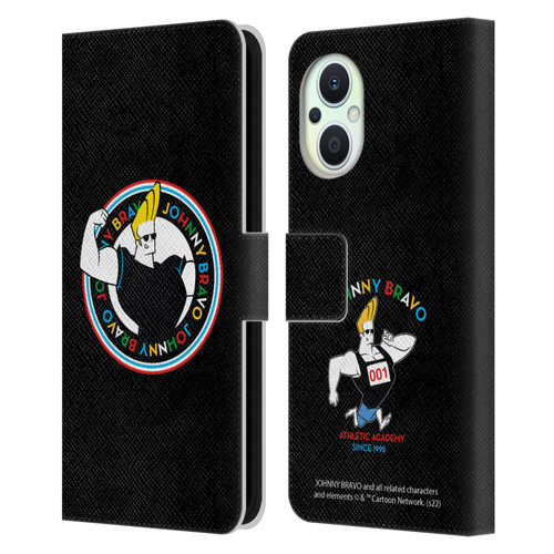 Johnny Bravo Graphics Logo Leather Book Wallet Case Cover For OPPO Reno8 Lite