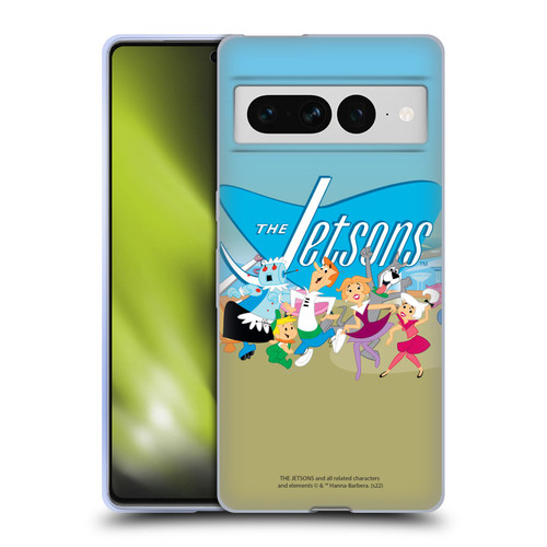 The Jetsons Graphics Group Soft Gel Case for Google Pixel 7 Pro