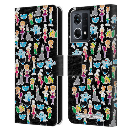 The Jetsons Graphics Pattern Leather Book Wallet Case Cover For OPPO Reno8 4G