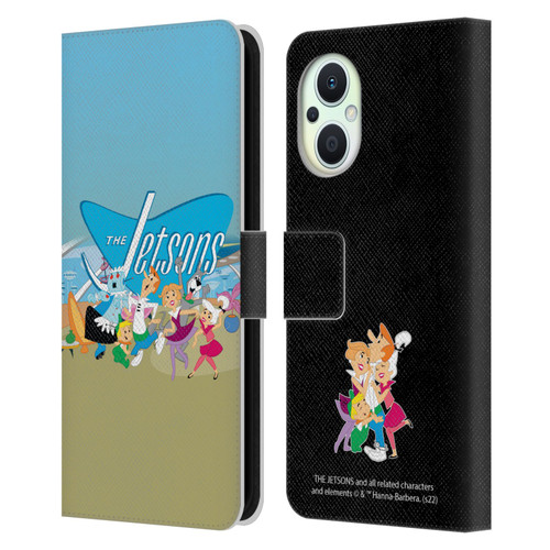 The Jetsons Graphics Group Leather Book Wallet Case Cover For OPPO Reno8 Lite