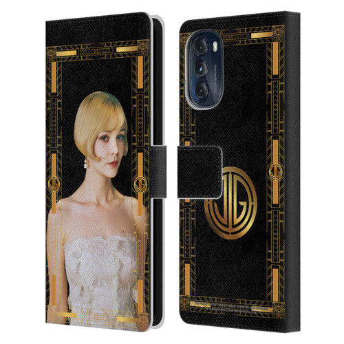 The Great Gatsby Graphics Daisy Leather Book Wallet Case Cover For Motorola Moto G (2022)