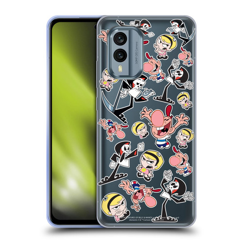 The Grim Adventures of Billy & Mandy Graphics Icons Soft Gel Case for Nokia X30