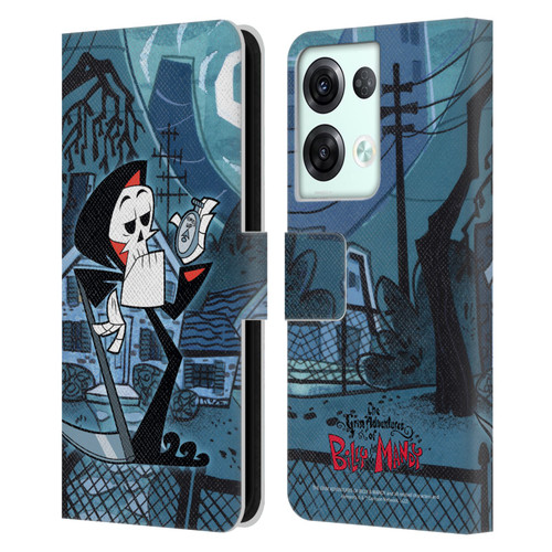 The Grim Adventures of Billy & Mandy Graphics Grim Leather Book Wallet Case Cover For OPPO Reno8 Pro