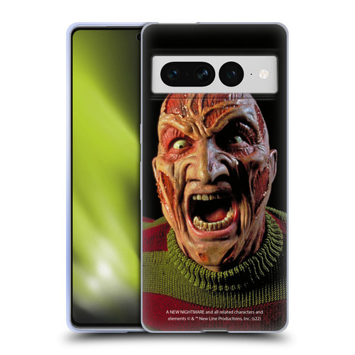 A Nightmare On Elm Street: New Nightmare Graphics Freddy Soft Gel Case for Google Pixel 7 Pro
