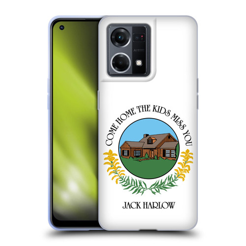 Jack Harlow Graphics Come Home Badge Soft Gel Case for OPPO Reno8 4G