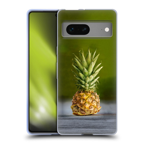 Pixelmated Animals Surreal Pets Pineapple Turtle Soft Gel Case for Google Pixel 7