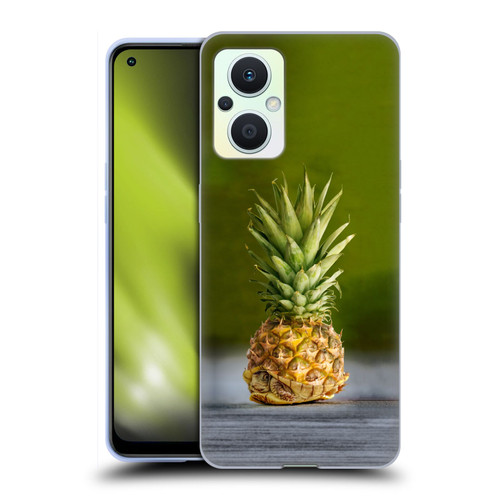 Pixelmated Animals Surreal Pets Pineapple Turtle Soft Gel Case for OPPO Reno8 Lite
