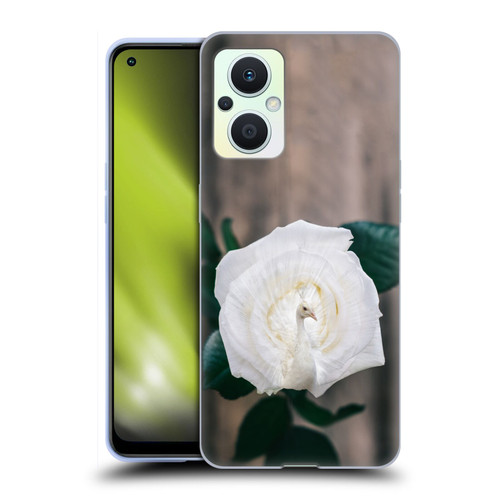 Pixelmated Animals Surreal Pets Peacock Rose Soft Gel Case for OPPO Reno8 Lite