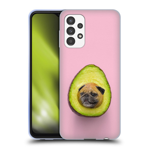 Pixelmated Animals Surreal Pets Pugacado Soft Gel Case for Samsung Galaxy A13 (2022)