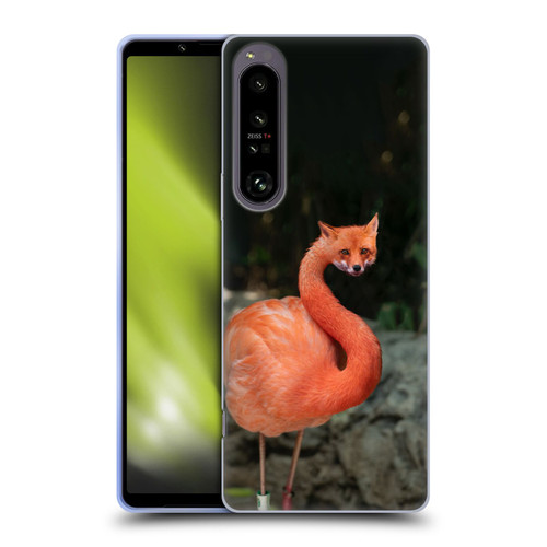 Pixelmated Animals Surreal Wildlife Foxmingo Soft Gel Case for Sony Xperia 1 IV