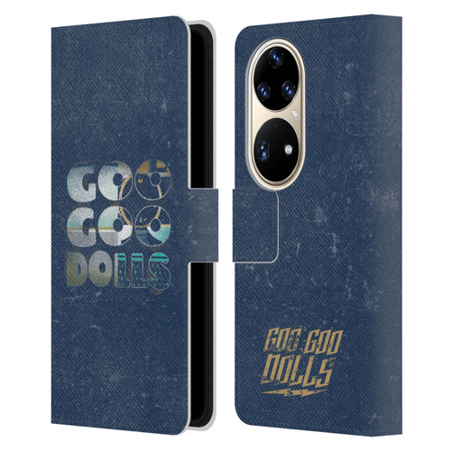 Goo Goo Dolls Graphics Rarities Bold Letters Leather Book Wallet Case Cover For Huawei P50 Pro