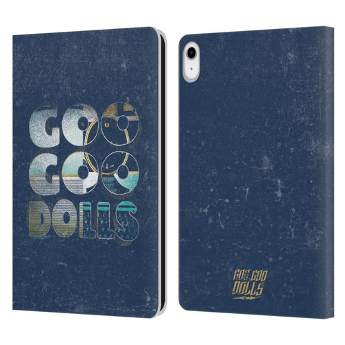 Goo Goo Dolls Graphics Rarities Bold Letters Leather Book Wallet Case Cover For Apple iPad 10.9 (2022)