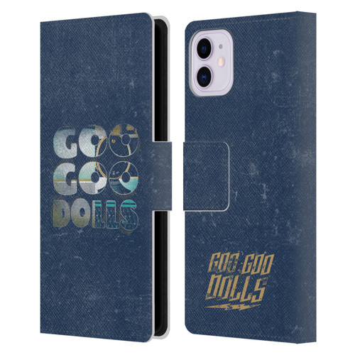 Goo Goo Dolls Graphics Rarities Bold Letters Leather Book Wallet Case Cover For Apple iPhone 11