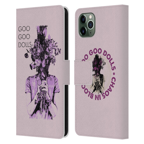 Goo Goo Dolls Graphics Chaos In Bloom Leather Book Wallet Case Cover For Apple iPhone 11 Pro Max