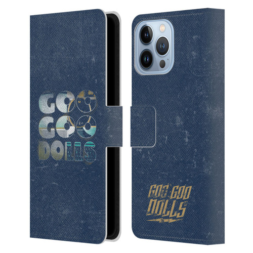 Goo Goo Dolls Graphics Rarities Bold Letters Leather Book Wallet Case Cover For Apple iPhone 13 Pro Max