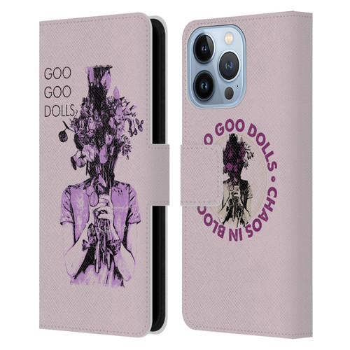 Goo Goo Dolls Graphics Chaos In Bloom Leather Book Wallet Case Cover For Apple iPhone 13 Pro
