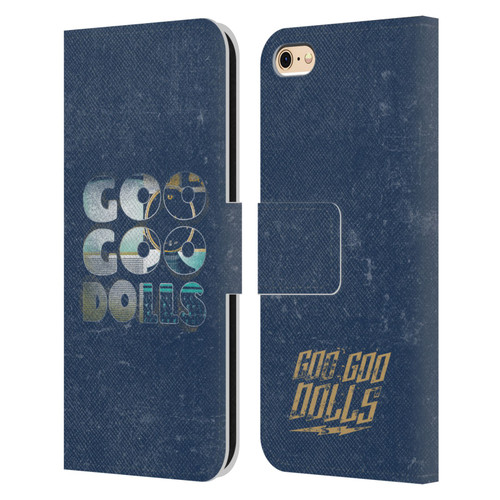 Goo Goo Dolls Graphics Rarities Bold Letters Leather Book Wallet Case Cover For Apple iPhone 6 / iPhone 6s